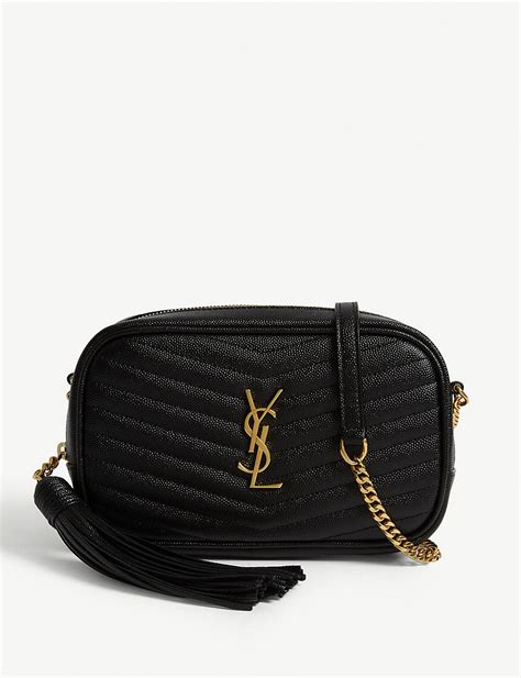 ysl camera bag black and gold|best YSL camera handbags.